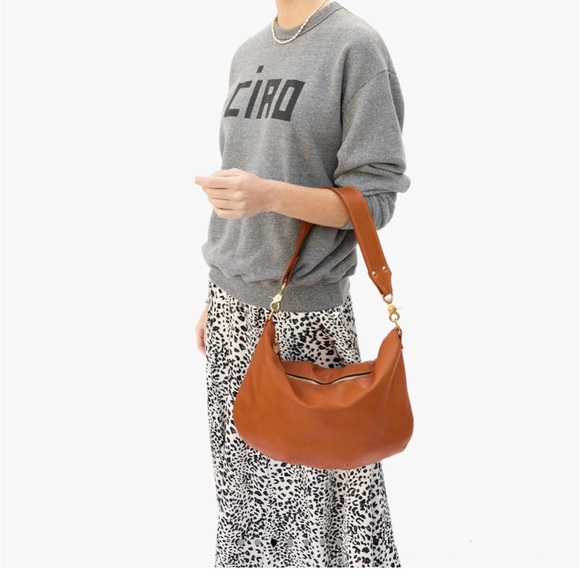 Clare V Moyen Messenger Bag - Tan Leather - Picture 7 of 8